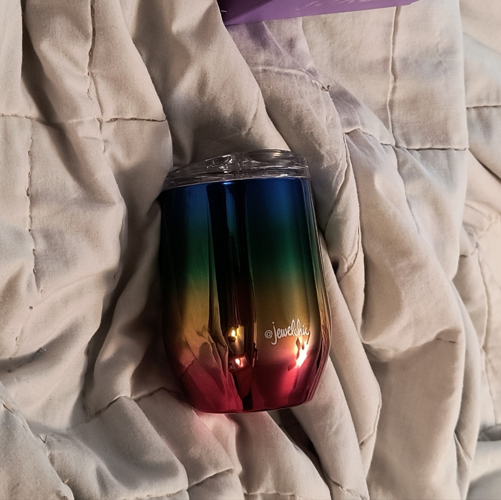 Iridescent 350 ML Travel Mug Stainless Steel Hot or Cold